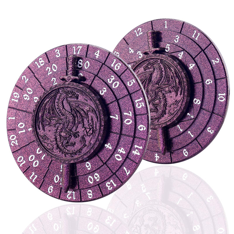 Haxtec Spinner Dice 7-in-1 Metal DND Dice Set Unique Dice Spinner Antique Rotate Metal D&D Dice for Dungeons and Dragons DND Gifts RPG Role Playing Gaming Dice