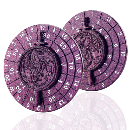 Haxtec Spinner Dice 7-in-1 Metal DND Dice Set Unique Dice Spinner Antique Rotate Metal D&D Dice for Dungeons and Dragons DND Gifts RPG Role Playing Gaming Dice