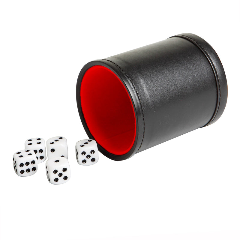 Hathaway Modifier Dice Cup with 5 Dice Black 16mm